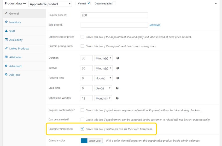  Automated Time Zone Conversion for Appointments